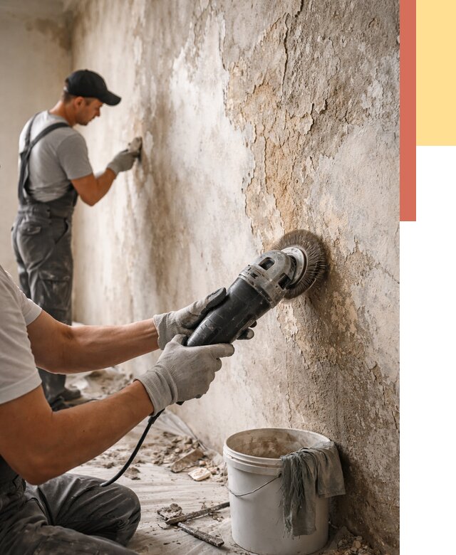 Снятие и удаление краски со стен в Ульяновске от 2160 руб. — ОТДЕЛОЧНИК-Улн