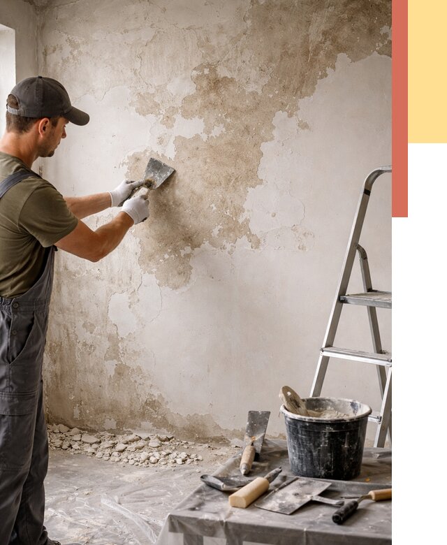 Снятие старой шпаклевки в Ульяновске от 1903 руб. — быстро и недорого | ОТДЕЛОЧНИК-Улн