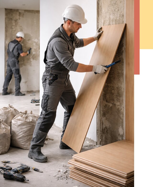 Демонтаж стеновых панелей в Ульяновске от 3600 руб. за м² быстро и недорого | ОТДЕЛОЧНИК-Улн