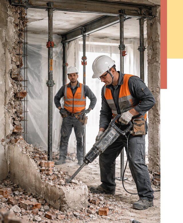 Снос несущих стен в Ульяновске от 10542 руб. — демонтаж несущей стены под ключ | ОТДЕЛОЧНИК-Улн