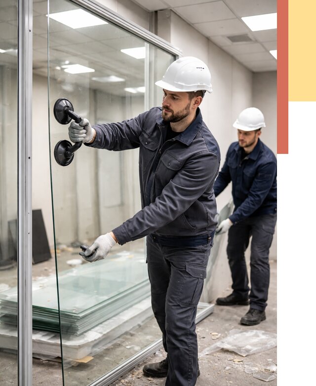 Демонтаж стеклянных перегородок в Ульяновске от 3291 руб. — быстро и недорого | ОТДЕЛОЧНИК-Улн