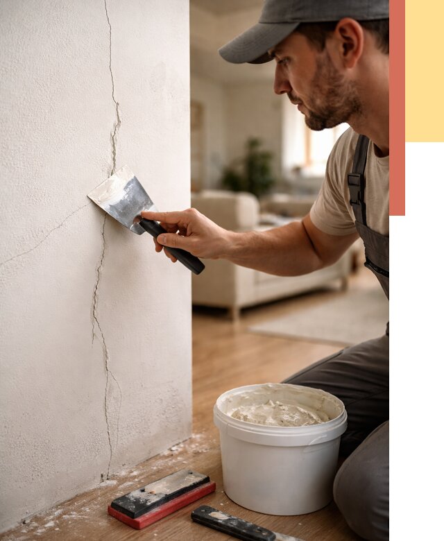 Заделка трещин и сколов в Ульяновске от 2520 руб. — быстро и недорого | ОТДЕЛОЧНИК-Улн