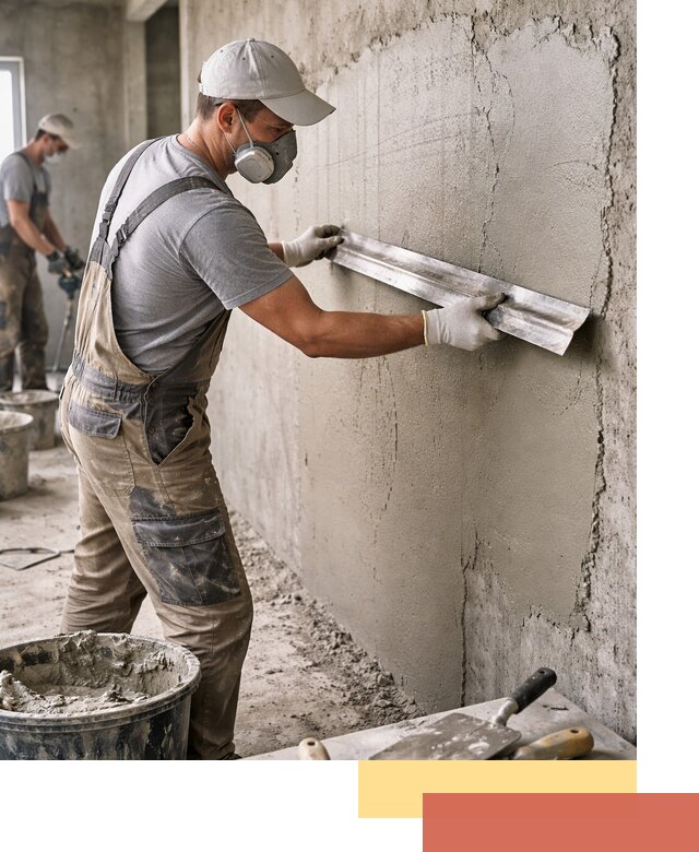 Штукатурка бетонных стен в Ульяновске качественно и долговечно