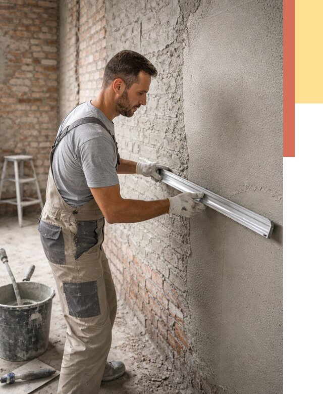 Штукатурка кирпичных стен в Ульяновске от 4628 руб/м2 — быстро и недорого | ОТДЕЛОЧНИК-Улн