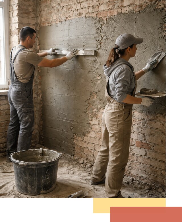 Штукатурка кирпичных стен в Ульяновске — качественно и надежно