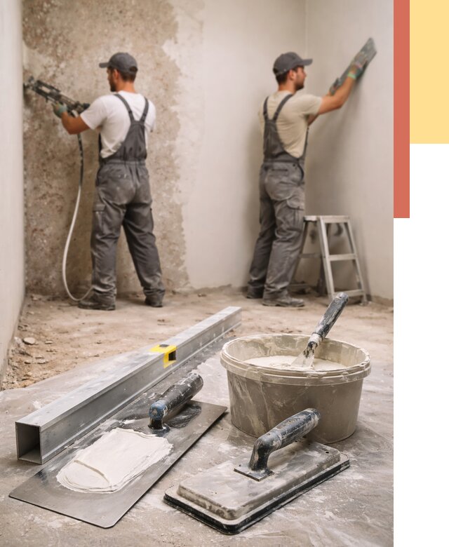 Штукатурка стен под обои в Ульяновске от 4628 руб./м2 — выравнивание под обои | ОТДЕЛОЧНИК-Улн