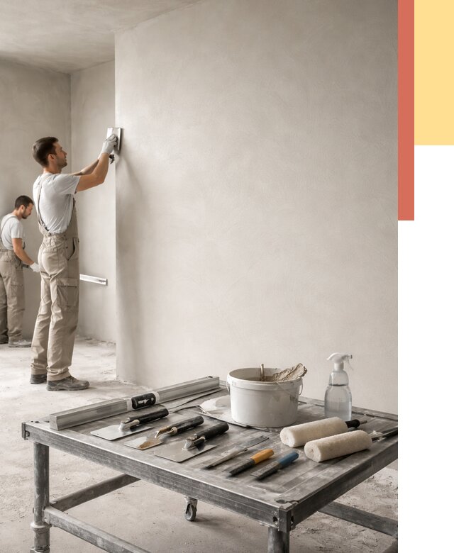 Штукатурка стен под покраску в Ульяновске от 4628 руб./м² — качественно и недорого | ОТДЕЛОЧНИК-Улн