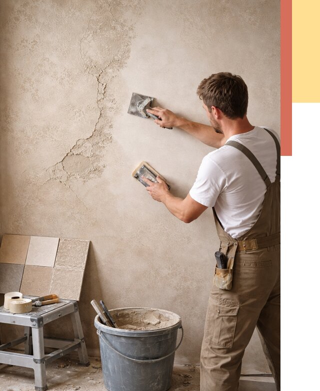 Ремонт декоративной штукатурки в Ульяновске от 4628 руб. под ключ | ОТДЕЛОЧНИК-Улн