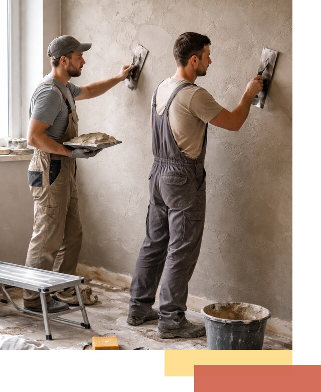 Ремонт декоративной штукатурки и восстановление фактуры в Ульяновске