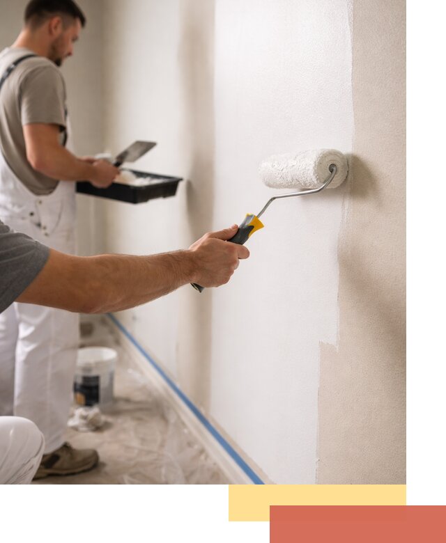 Покраска стен акриловой краской профессионально в Ульяновске