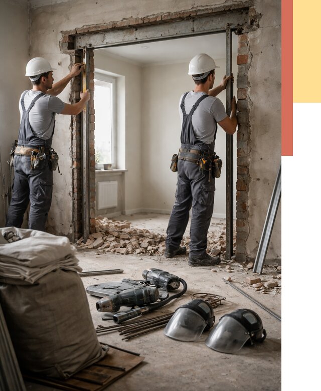 Расширение дверного проема в Ульяновске от 12856 руб. под ключ | ОТДЕЛОЧНИК-Улн