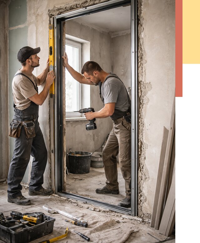 Закладка дверного проема в Ульяновске от 3600 руб. — быстро и недорого | ОТДЕЛОЧНИК-Улн