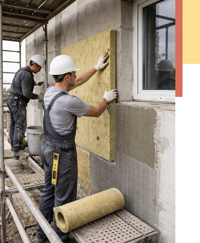 Утепление стен в Ульяновске от 4423 руб. под ключ — быстро и недорого | ОТДЕЛОЧНИК-Улн