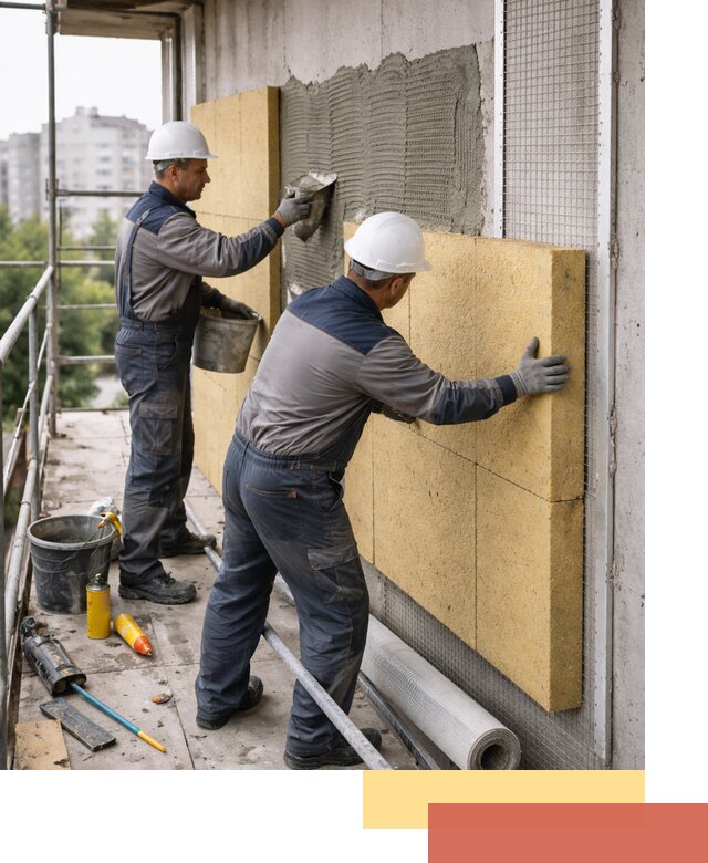 Утепление стен зданий и домов в Ульяновске качественно и надежно