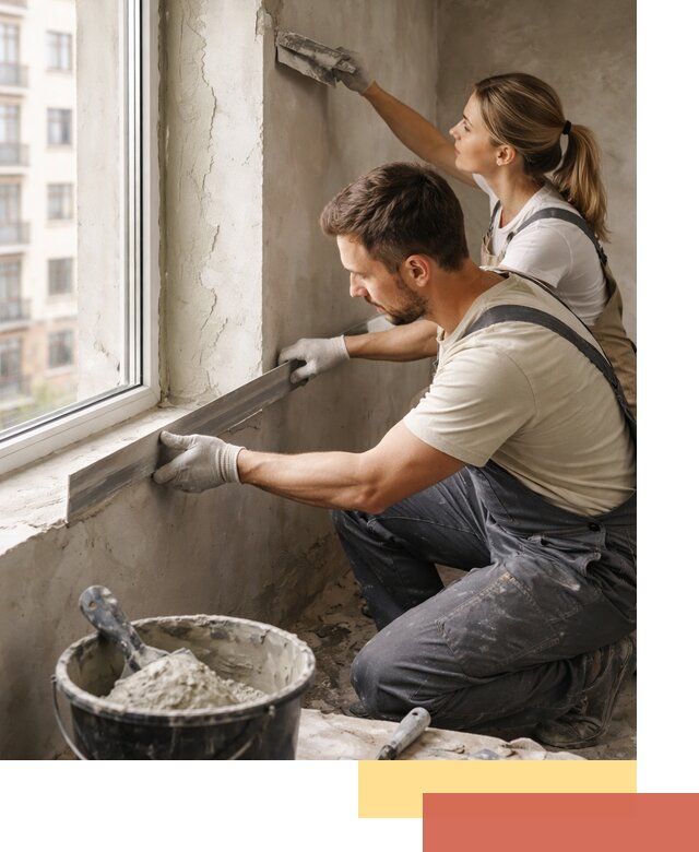 Штукатурка откосов дверей и окон профессионально в Ульяновске