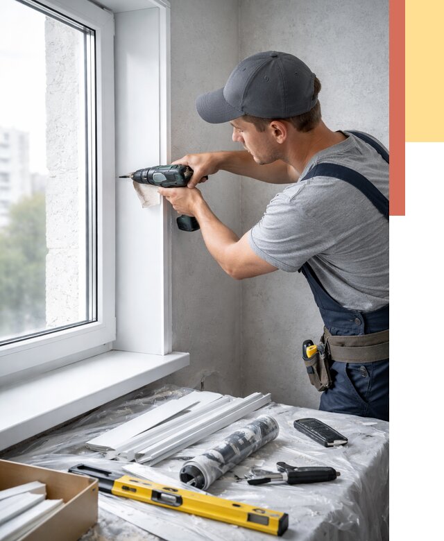 Установка пластиковых откосов в Ульяновске от 2314 руб. | ОТДЕЛОЧНИК-Улн монтаж, быстро и недорого