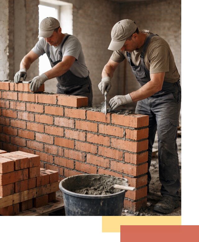 Кладка кирпичных перегородок под ключ в Ульяновске