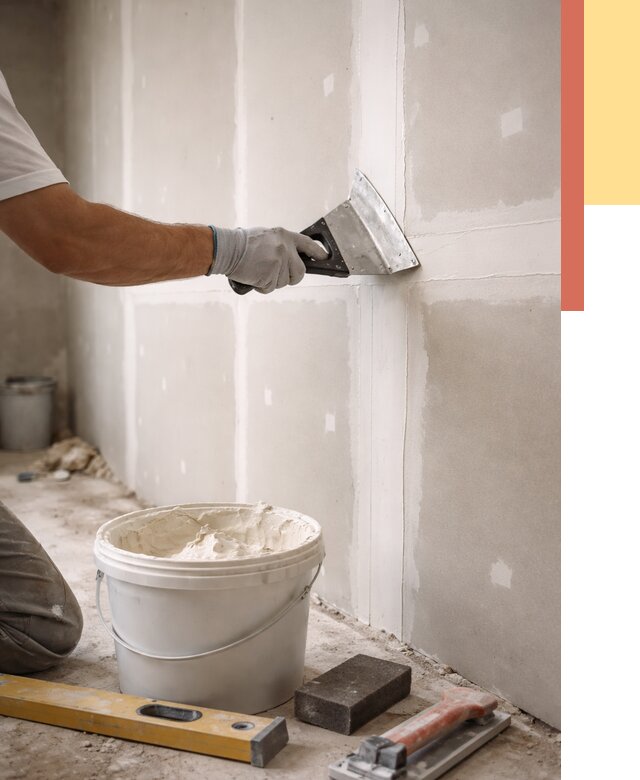 Шпаклевка перегородок из гипсокартона в Ульяновске от 2571 руб. — услуги ОТДЕЛОЧНИК-Улн