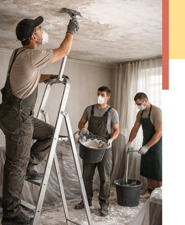 Удаление побелки с потолка в Ульяновске от 2571 руб. быстро и недорого | ОТДЕЛОЧНИК-Улн