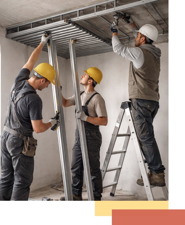 Монтаж реечного потолка под ключ в Ульяновске