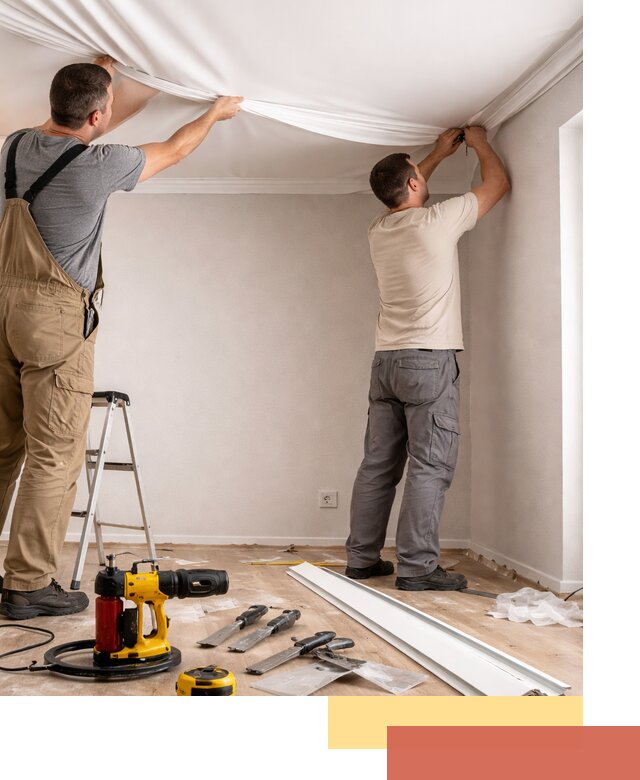 Монтаж ПВХ натяжного потолка в Ульяновске качественно и быстро