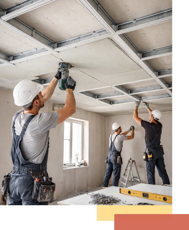 Кессонный потолок из гипсокартона под ключ в Ульяновске