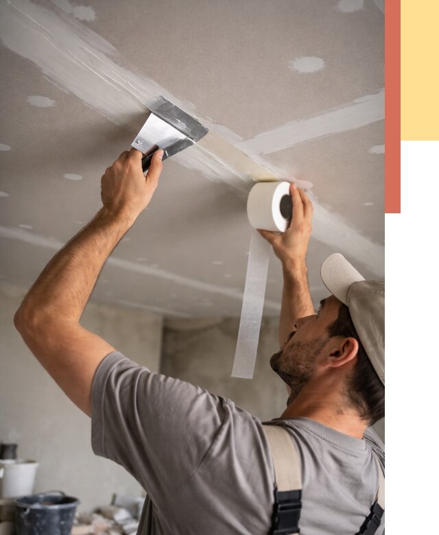 Обработка швов потолка ГКЛ в Ульяновске от 7714 руб. под ключ | ОТДЕЛОЧНИК-Улн