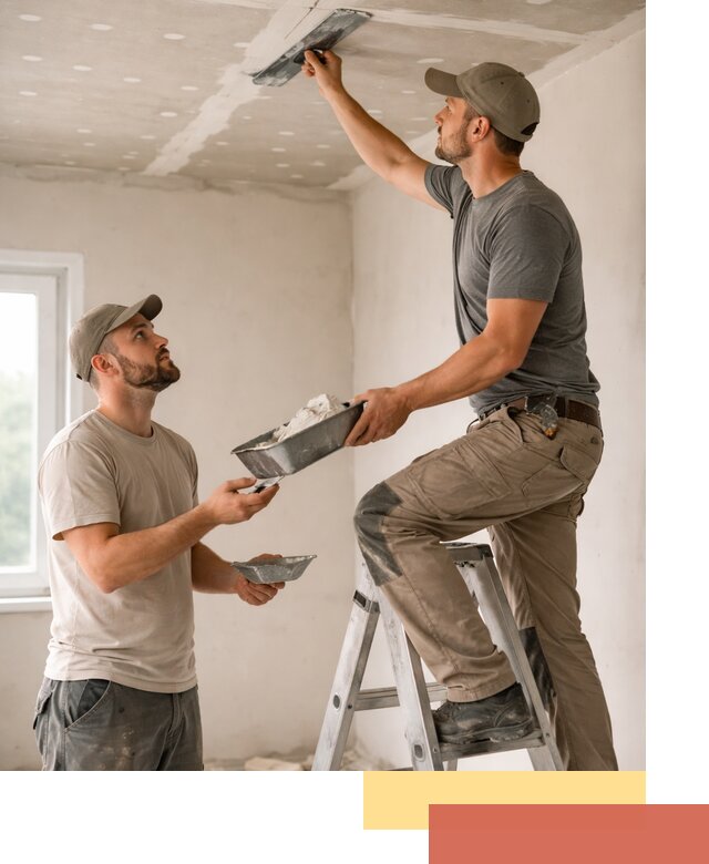 Шпаклевка потолка из гипсокартона в Ульяновске качественно и быстро