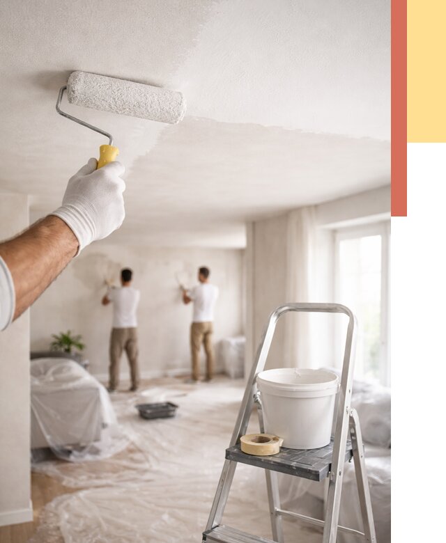 Покраска потолка акриловой краской в Ульяновске от 2571 руб. | ОТДЕЛОЧНИК-Улн