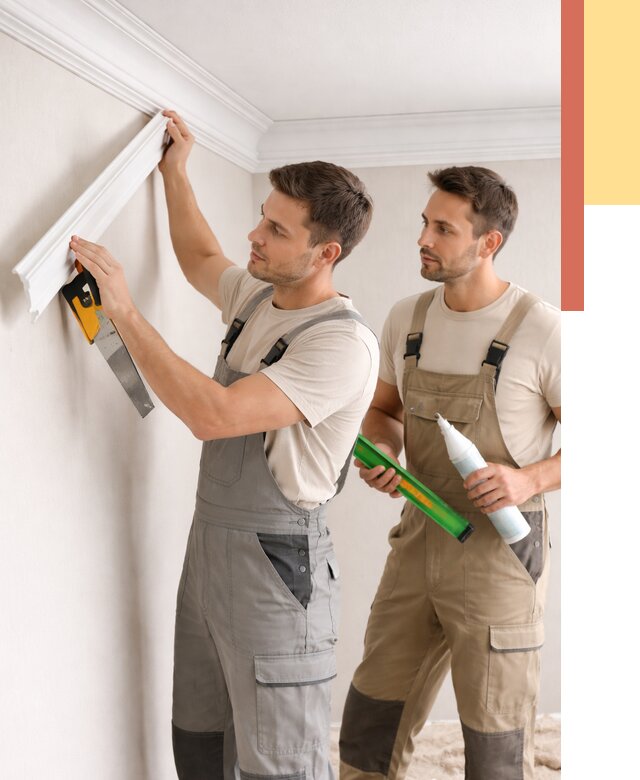 Монтаж потолочного плинтуса в Ульяновске от 2366 руб. — быстро и недорого | ОТДЕЛОЧНИК-Улн