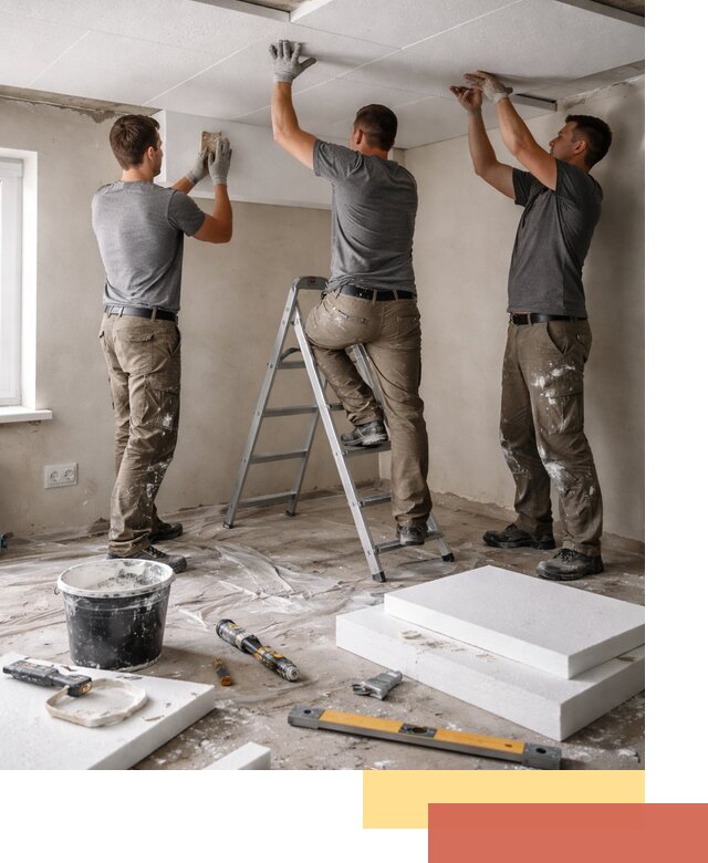 Утепление потолка пенопластом в Ульяновске быстро и качественно