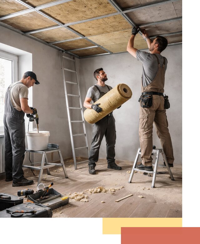 Шумоизоляция потолка в Ульяновске: профессиональный монтаж и отделка